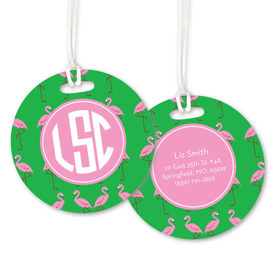 Flamingo Luggage Tags